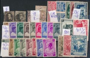 Belgium 5 használatlan sor katalogizálva + 4 klasszikus érték + Belga Kongó sor / Belgium 5 unused s...