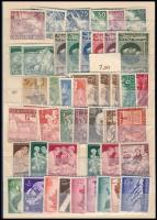 Német összeállítás: Reich (pecsételetlen, falcosak jelölve), Hivatalos, Berlin, NSZK, listával / Ger...