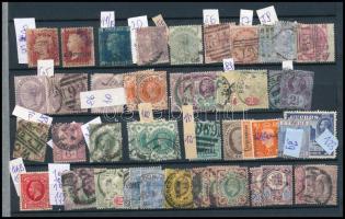 Nagy-Britannia kis összeállítás a kezdetektől 1954-ig több példányban, jobb értékekkel, magas kataló...