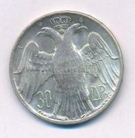 Görögország 1964. 30Dr Ag "II. Konstantin és Anna-Mária esküvője" Kongsberg T:XF patina Greece 1964. 30 Drachmai Ag "Constantine and Anne-Marie wedding" Kongsberg C:XF patina Krause KM#87