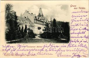 1899 Bled, Veldes; Restaurant Mallner. Regel &amp; Krug