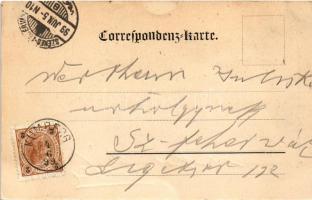 1899 Sankt Radegund bei Graz (Steiermark), Gasthaus zum Fasslwirth, Wirstchaftsgebäude. Hans Schulle...