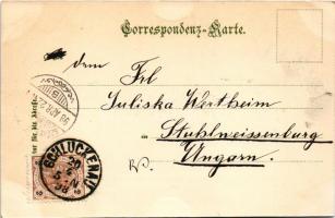 1898 Sluknov, Schluckenau; view. Hermann Poy