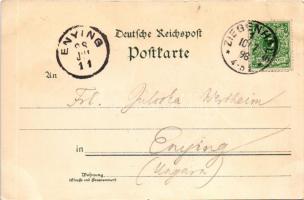 1898 Glucholazy, Bad Ziegenhals; Juppebad, Ferdinands-Bad, Musik-Pavillon, Friedrichs-Ruh, Promenade...