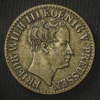 Német államok / Poroszország 1835A 1gr billon "III. Frigyes Vilmos" T:XF patina German states / Prussia 1835A 1 Silber Groschen billon "Friedrich Wilhelm III" C:XF patina Krause KM#410