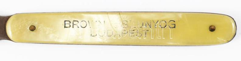 Brown és Szunyog Budapest levélbontó, h: 19 cm