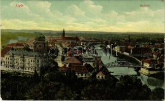 Győr, Újváros, zsinagóga, híd, Tolnay Imre üzlete (EK)