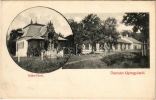 Mátrafüred, Mátra-Füred (Gyöngyös); nyaraló, villa, vendéglő. Bendl Károly kiadása, Art Nouveau (EK)