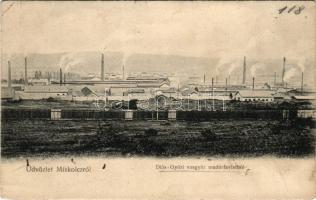 Miskolc, Diósgyőri vasgyár madártávlatból. D.T.C.L. (EB)