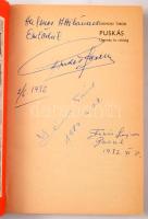 Hámori Tibor: Puskás. Legenda és valóság. Hámori Tibor és Puskás Ferenc által aláírt! Bp., 1982, Sportpropaganda. 239p. Kiadói papírkötés, jó állapotban.
