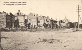 Brest-Litovsk demolished street