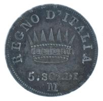 Olasz államok / Napóleon Királysága 1808M 5S Ag "I. Napóleon" C:VF patina, karcok
Italian...