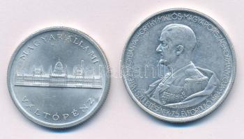 1943. 5P Al "Horthy Miklós születésének 75. évfordulójára" + 1945. 5P Al "Parlament&q...