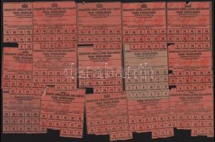 1944. 07. 01. 14 db Budapesti közellátási szelvényív tojás vásárlására