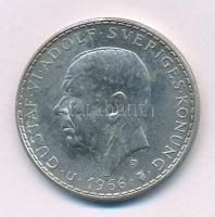 Svédország 1966U 5K billon "VI. Gusztáv Adolf / A kétkamarás alkotmányreform 100. évfordulója" T:AU Sweden 1966U 5 Kronor billon "Gustaf VI Adolf / 100th Anniversary of the Bicameral Constitutional Reform" C:AU Krause KM#839