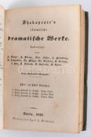 [Shakespeare, William] Shakspeare's sämmtliche dramatische Werke. 19tes bis 21stes, 22tes bis 2...