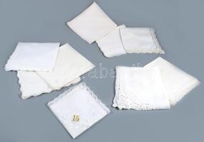 10 darab klf régi zsebkendő