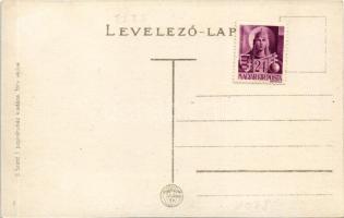 Orosháza, vasútállomás, vonat. G. Szabó I. kiadása