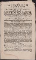 1746 Romulus et Remus [...] + Abimelech Acta Vacii [...], 2 db latin nyelvű nyomtatvány