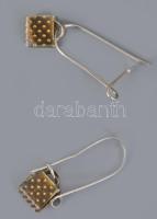 Ezüst (Ag) fülbevaló pár, 0,72g