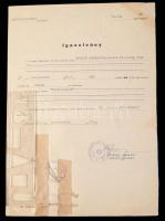 1967-1969 Országos Találmányi Hivatal 2 db igazolvány