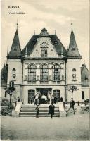 Kassa, Kosice; Vasúti indóház, vasútállomás. Divald K. fia (Eperjes) kiadása / railway station (fl)