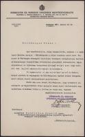 1930 Bp., Vármegyék és Városok Országos Mentőegyesülete fejléces levélpapírjára írt levél