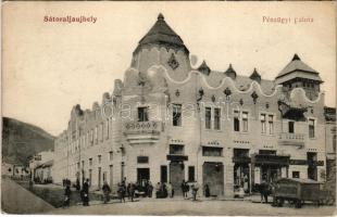 1912 Sátoraljaújhely, Pénzügyi palota, Padil és Trócsányi, Kornstein Jenő üzlete (EK)