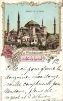 1899 Constantinople Hagia Sophia mosque litho (b)