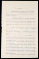 1915-1929 Csömör, 3 db jegyzőkönyv