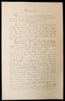 1915-1929 Csömör, 3 db jegyzőkönyv