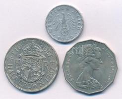 Vegyes: Ausztrália 1971. 50c Cu-Ni "II. Erzsébet" + Nagy-Britannia 1967. 1/2C Cu-Ni "II. Erzsébet" + Német Harmadik Birodalom 1940J 50pf Al T:XF,VF Mixed: Australia 1971. 50 Cents Cu-Ni "Elizabeth II" + United Kingdom 1967. 1/2 Crown Cu-Ni "Elizabeth II" + German Third Reich 1940J 50 Reichspfennig Al C:XF,VF