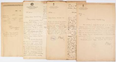 1913 Magyaróvár, M. kir. Mezőgazdasági Vegyikísérleti Állomás iratai