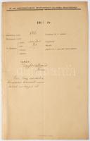 1913 Magyaróvár, M. kir. Mezőgazdasági Vegyikísérleti Állomás iratai