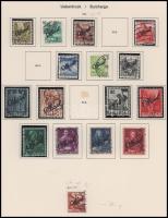 Svájc 1937-1950 Hivatalos bélyegek, benne 5 db komplett és 5 db hiányos sor