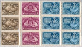 1950 Sakk (I.) sor 6-os tömbökben (15.000)