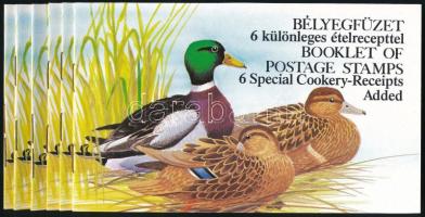 1988 Récék 3 db angol + 3 db német nyelvű bélyegfüzet