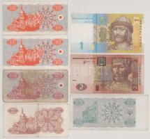 Ukrajna 1991. 1K + 1992. 100K (2x) + 1000K + 1993. 100.000K + 2011. 2H + 2014. 1H T:AU-VG
Ukraine 1...