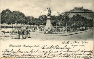 1902 Budapest V. Petőfi szobor. Edgar Schmidt kiadása
