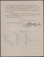 1922 Eszterháza, az Esterházy hercegi hitbizományi uradalom növénynemesítő üzemének fejléces papírjá...