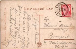 1929 Battonya, Városháza, M. kir. dohányáruda, Lichtenthál Gyula, István Károly, Orbán Ferencné üzle...