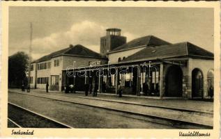 Szekszárd, vasútállomás. Lugosi Béla kiadása