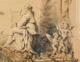 1874 Buda, "A Rudolf Koronaherczeg Ő Felsége fővédnöksége alatt álló Budai Ének és Zene Akadémi...