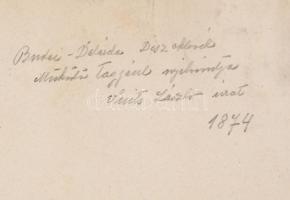 1874 Buda, "A Rudolf Koronaherczeg Ő Felsége fővédnöksége alatt álló Budai Ének és Zene Akadémi...