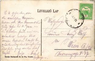 Vecsés, vasútállomás. Herbacsek H. és Fia kiadása