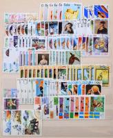 Kuba nagyon tartalmas gyűjtemény 12 lapos nagy méretű berakóban, közel 1.900 db főleg pecsételt bély...