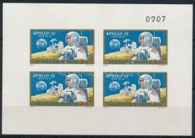 1970 Apollo-12 vágott blokk (4.000)