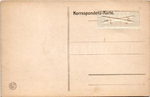 Osztrák-magyar katonai művészlap / WWI Austro-Hungarian K.u.k. military art postcard. Emb. (EK)