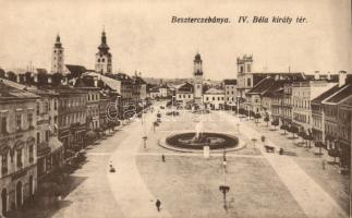 Besztercebánya Béla IV square with the Restaurant ´to the Crab´