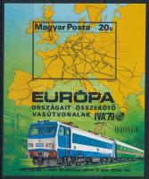 1979 Európa vasútjai vágott blokk (7.000)
